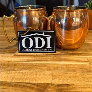 Old Dutch 16-oz Nickel-Lined Solid Copper Moscow Mule Mugs (Set of 2) 🥶